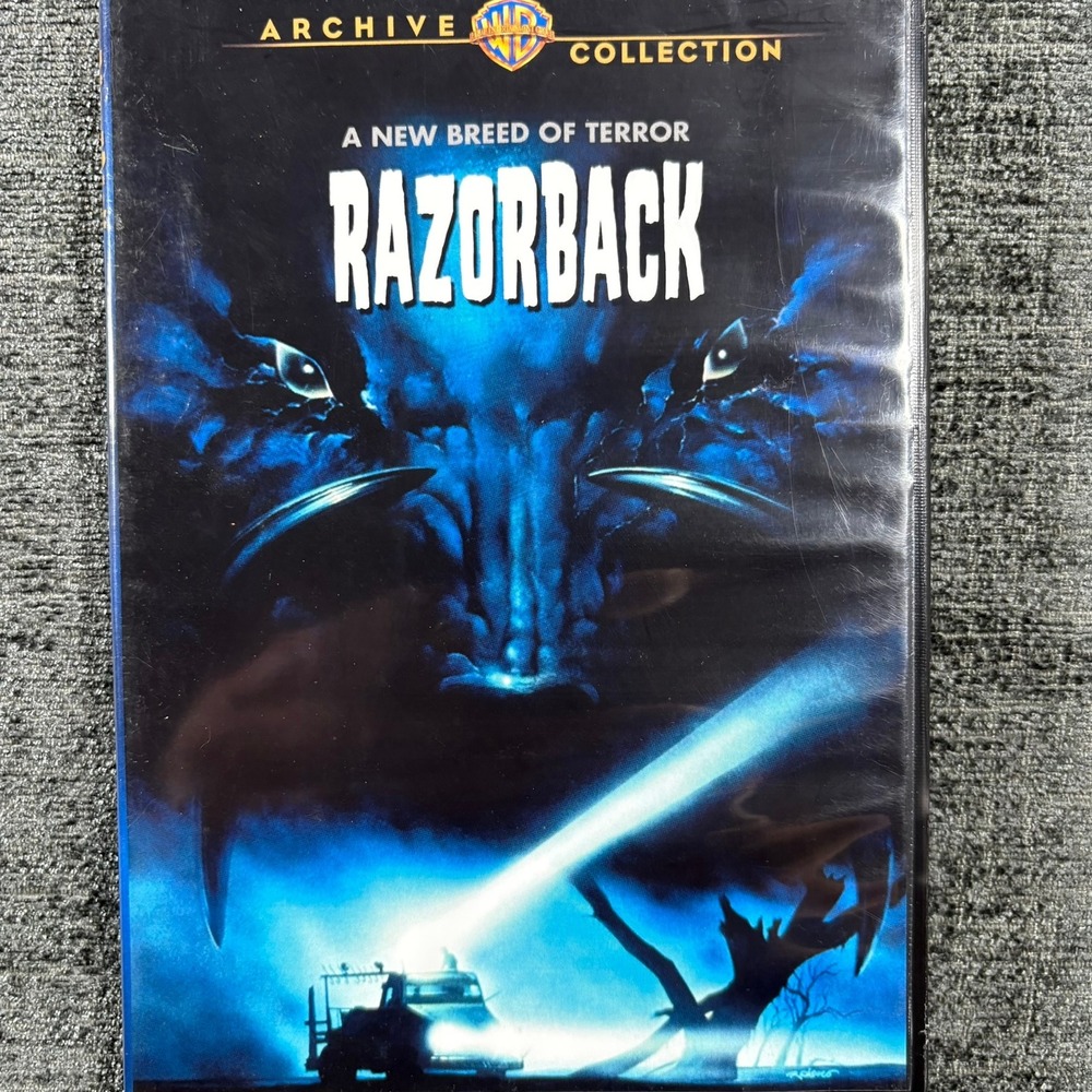Razorback Horror DVD Widescreen 1984 Warner Bros Gregory Harrison